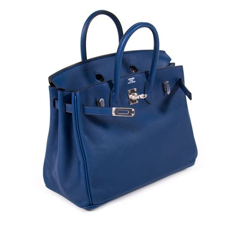 birkin bag navy blue.